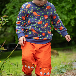 Easy on Printed Jumper - Red Panda Pals