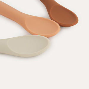 3 Pack Weaning Spoons - Apricot Mix