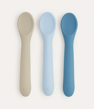 3 Pack Weaning Spoons - Ocean Mix