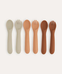Thumbnail for 6 Pack Spoons & Forks - Apricot Mix