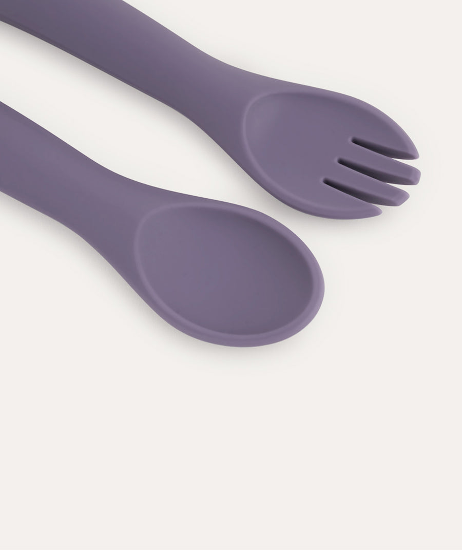 6 Pack Spoons & Forks - Lilac Mix