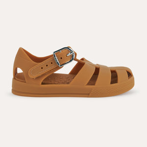 Jelly Sandal: Tan