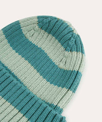 Thumbnail for Organic Cotton Beanie - Jade Stripe