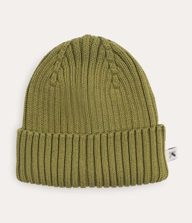 Organic Cotton Beanie - Olive