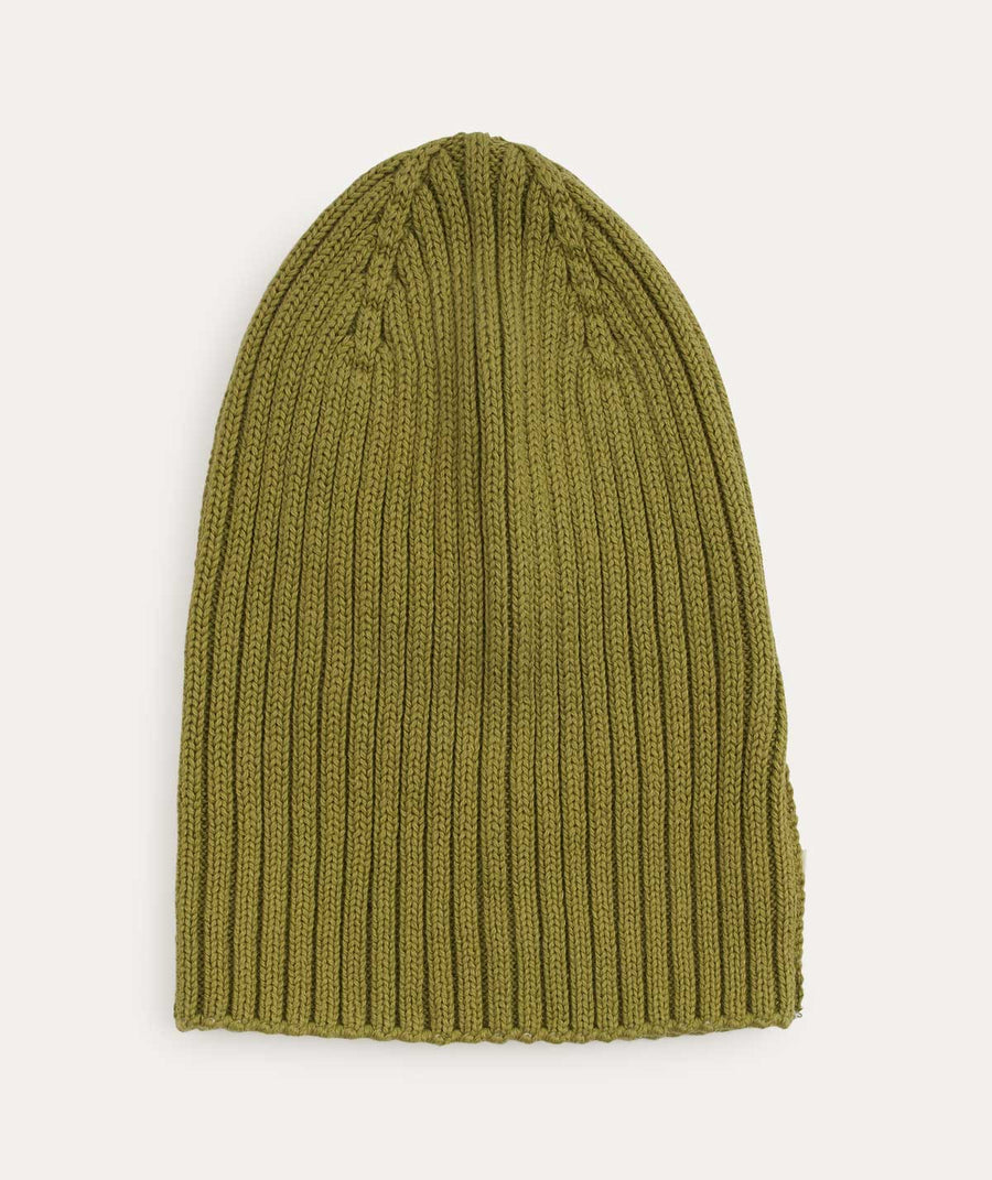 Organic Cotton Beanie - Olive