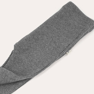 Organic Ribbed Legging - Mid Grey Marl