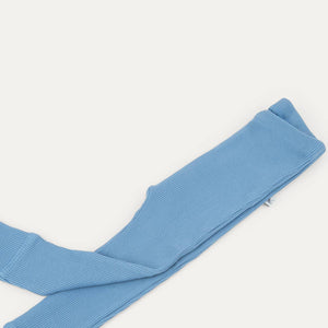 Organic Ribbed Legging - Sea Blue