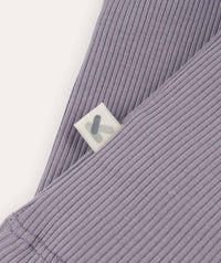 Thumbnail for Organic Ribbed Tee - Lilac Mist