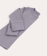 Thumbnail for Organic Ribbed Tee - Lilac Mist
