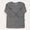 Organic Ribbed Tee - Mid Grey Marl