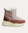 Quilted Snow Boot - Rose