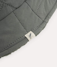 Thumbnail for Reversible Quilted Hat - Pewter Green