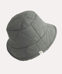 Thumbnail for Reversible Quilted Hat - Pewter Green