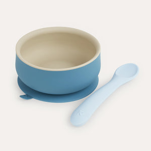 Suction Bowl & Spoon Set - Ocean Mix