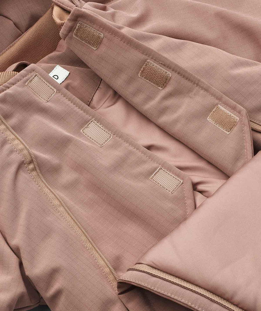 Lin Baby Snowsuit - Dark Rosetta